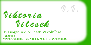 viktoria vilcsek business card